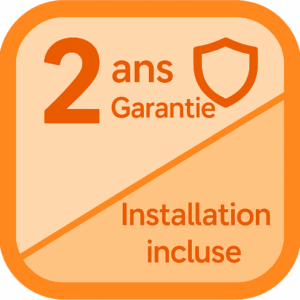 Extension de garantie 2 ans pièces, main d'oeuvre et déplacement (CAT1) + Installation incluse